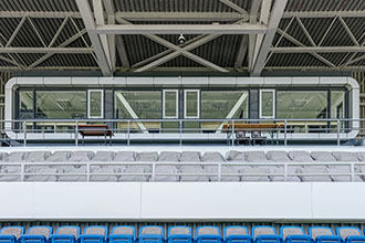 Tribune on Střelecký Island Stadium 3