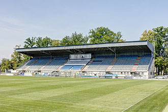 Tribune on Střelecký Island Stadium 5