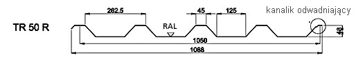 Dekprofile TR 50 Schéma